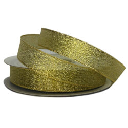 Metallic Ribbon - 15mm x 25mtr / Gold