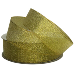 Metallic Ribbon - 25mm x 25mtr / Gold