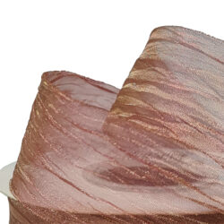 Crinkle Organza Ribbon - 38mm x 22.8mtr / Dusty Pink