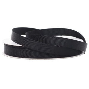 Grosgrain Ribbon - 10mm x 25mtr / Black