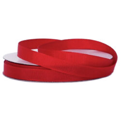 Grosgrain Ribbon - 10mm x 25mtr / Red