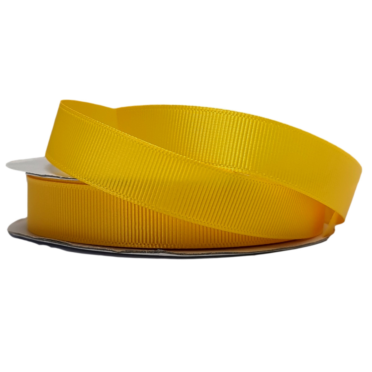 Grosgrain Ribbon - 15mmx25mtr / Yellow - Floral Craft