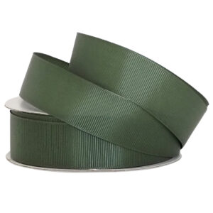 Grosgrain Ribbon - 25mm x 25mtr / Fern