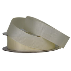 Grosgrain Ribbon - 25mm x 25mtr / Ivory