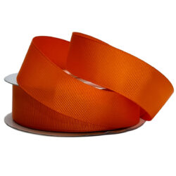 Grosgrain Ribbon - 25mm x 25mtr / Orange