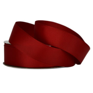 Grosgrain Ribbon - 25mm x 25mtr / Red