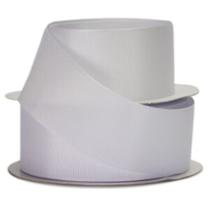 Grosgrain Ribbon - 38mm x 25mtr / White