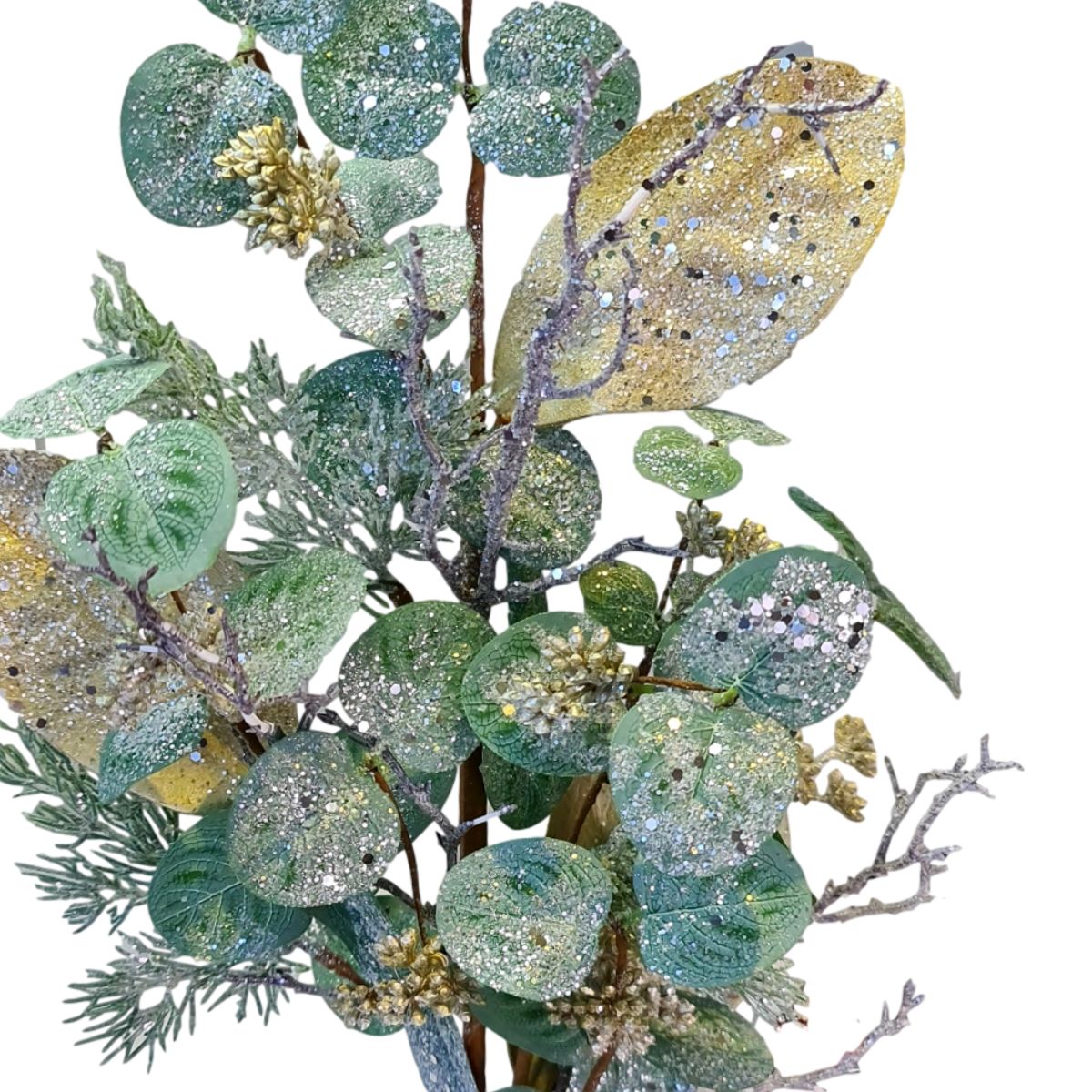 Jolie Eucalyptus/Pine Spray w/Glitter - 78cm - Image 2