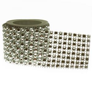 Diamonte Mesh Ribbon - 4cm x 80cm