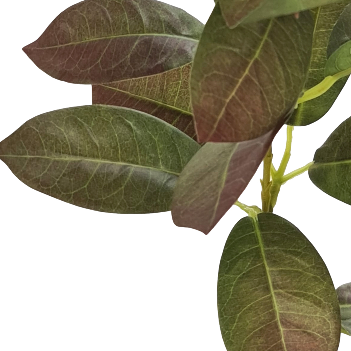 Artificial Garden Leaf Spray - 40cmL / Green/Red Tones - Image 2