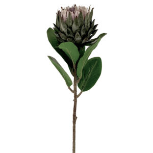 Stormy Prince Artificial Protea - 63cmL / Purple
