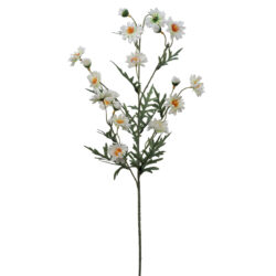 Cherie Artificial Daisy Spray - 75cmL / White