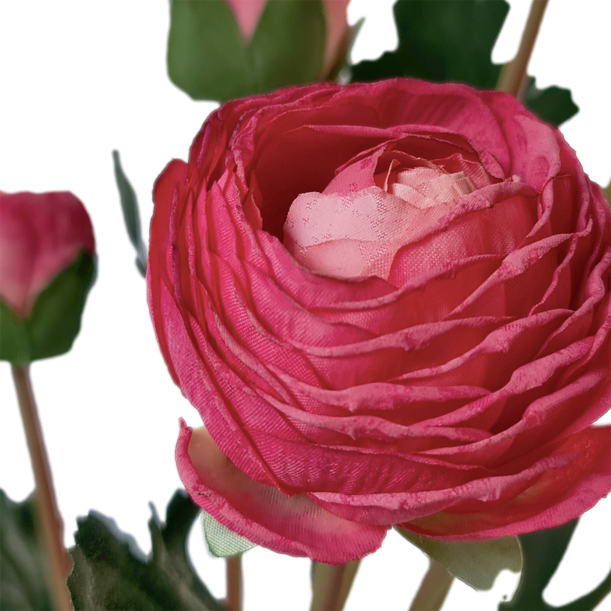 Artificial Ranunculus Bundle - 60cmL / Pink - Image 2
