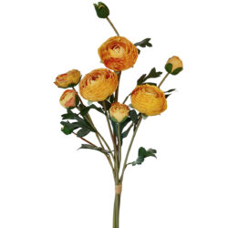 Artificial Ranunculus Bundle - 60cmL / Yellow