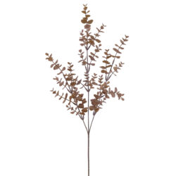 Dried Look Premium Eucalyptus Spray - 75cmL / Dusty Brown