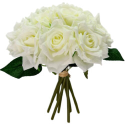 Monaco Rose Bundle - 24cmL / White