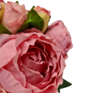 Kate Artificial Peony Bundle - 33cmL / Dark Pink -1
