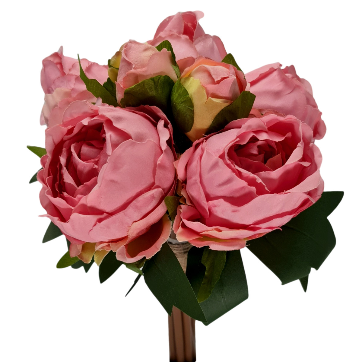 Kate Artificial Peony Bundle - 33cmL / Dark Pink