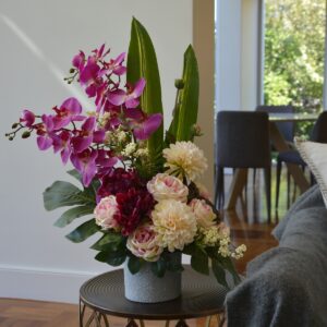 Flute Peony Bundle - 25cm / Red (Dark Wine) -1