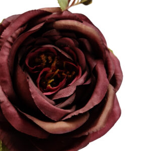 Ava Artificial Rose Spray - 57cmL / Burgundy -1