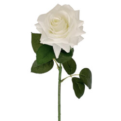 Emma Real Touch Rose - 70cmL / White -1