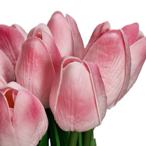 Real Touch Artificial Tulip Bundle - 33cmL / Pink -1
