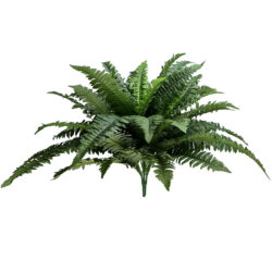 Giant Artificial Boston Fern Bush - 85cmW x 55cmH -1