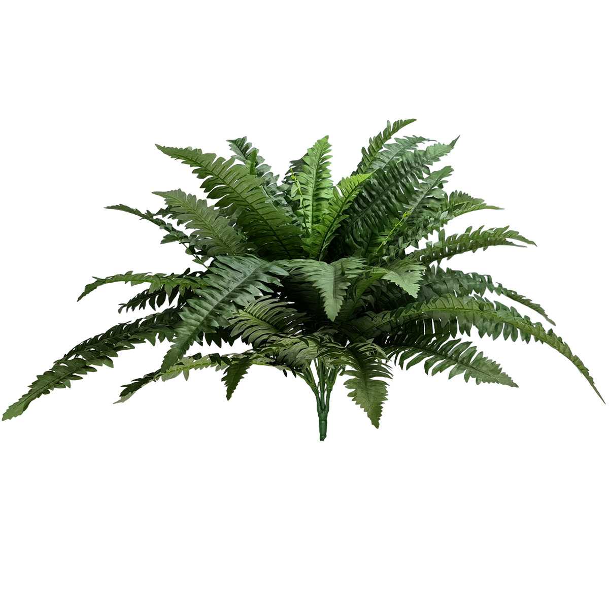 Giant Artificial Boston Fern Bush - 85cmW x 55cmH -1