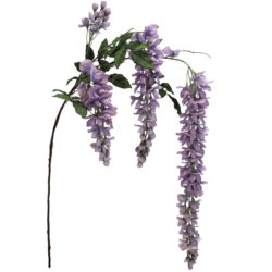 Artificial Hanging Wisteria - 150cmL / T T Violet -1