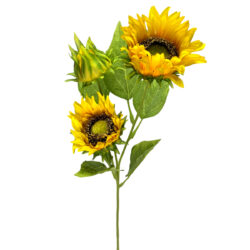 Sunflower Spray - 68cmL /Yellow -1