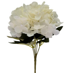 Hydrangea Bush - 28cmL / White -1