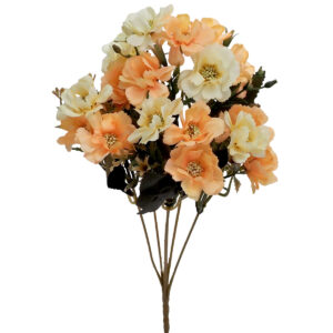 Mini Cosmos Bush - 32cmL / Two Tone Peach -1