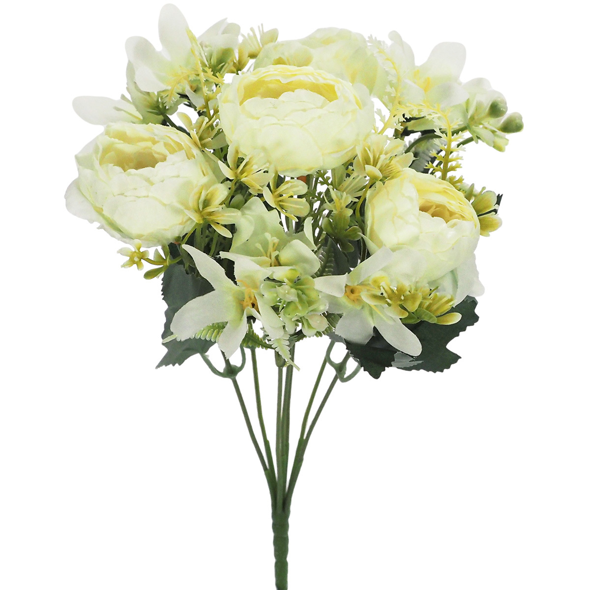 Piper Mixed Peony Bush - 28cmL / White -1