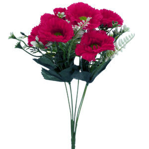 Gerbera Bush - 28cmL / Fuchsia Pink -1