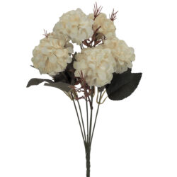 Hydrangea Ball Bush - 28cmL / Cream (WHT)