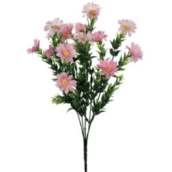 Artificial Daisy Bush - 35cmL / Pink