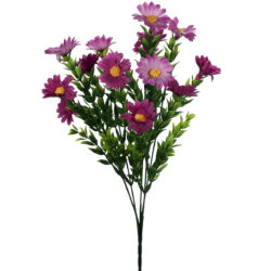 Artificial Daisy Bush - 35cmL / Purple