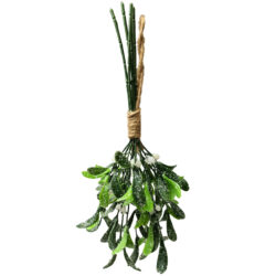 Mistletoe Bundle with Snow Frosting - 40cm -1