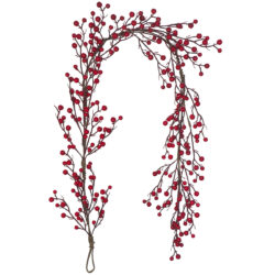 Red Berry Garland - 152cmL / Red -1
