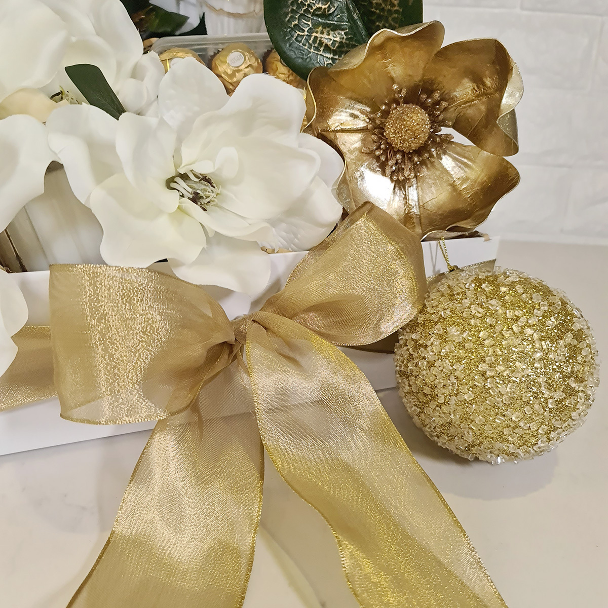 Eva Magnolia Pick - 32cmL / Gold (was 170-399) -2