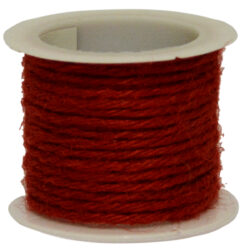 Coloured Jute - 2.5mm x 4.57mtr / Red -1