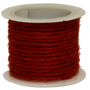 Coloured Jute - 2.5mm x 4.57mtr / Red -1
