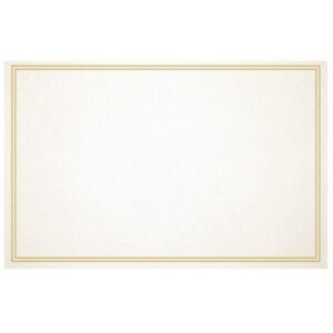 Gold Border Card x 50 -1