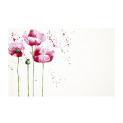 Pink Poppies Card x 50 -1