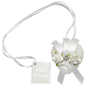 Wedding Novelty Pearl Heart / White