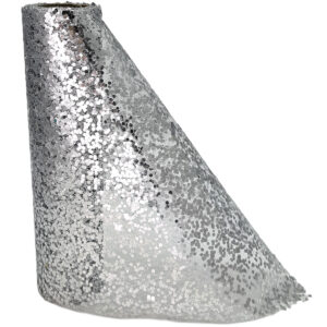 Metallic Confetti Roll - 24cmW x 2.7mtr / Silver