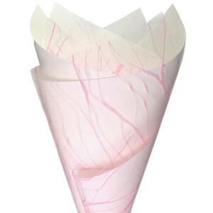 Wave Net Mesh Wrap Roll - 50cm x 4.75m / Light Pink
