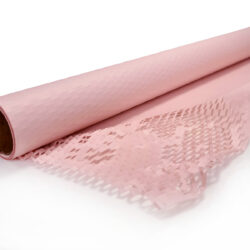Honeycomb Paper Wrap - 80gsm - 50cm x 4.5m / Light Pink -1