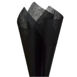 Non Woven Wrap - 30gsm - 50cm x 70cm x 50sheets / Black -1