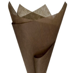 Non Woven Wrap - 30gsm - 50cm x 70cm x 50sheets / Chocolate -1